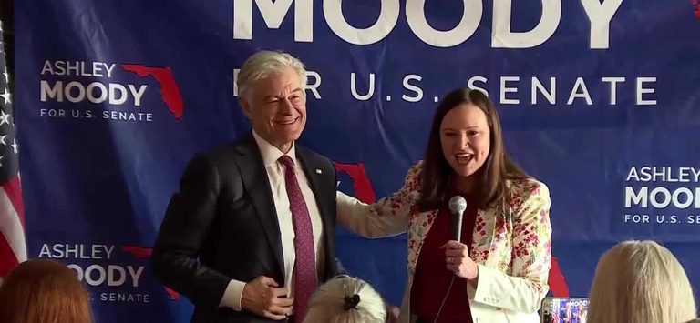 Sen Ashley Moody Rallies In Stuart With Dr Oz Touts Fraud Fight And Tax Cuts