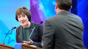 Sen Susan Collins Defends Maine Values After Heated Debate With Troy Jackson