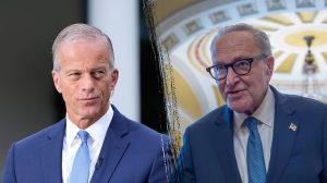Senate Majority Leader Thune Says Schumer Fears Democratic Party S Far Left Shif