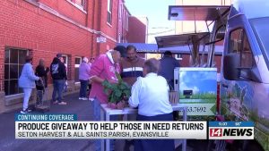 Seton Harvest And All Saints Parish Launch Produce Giveaway To Feed Evansville F