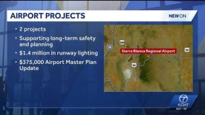 Sierra Blanca Regional Airport Begins 1 4 Million Lighting Upgrade And 375 K Pla