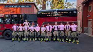 Sisters Camp Sherman Fire District Dons Pink Shirts For Breast Cancer Awareness
