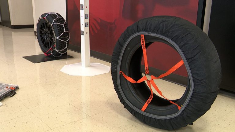 Snow Socks Offer Reno Drivers A Simple Safe Alternative To Tire Chains