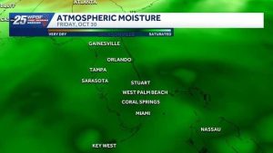 South Florida Rain Chances Rise To 50 Sunday As Coastal Flood Advisory Stays In
