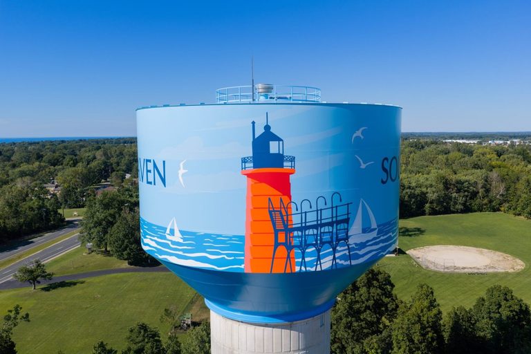 South Haven Water Tower Ranks Third In National People S Choice Tank Contest