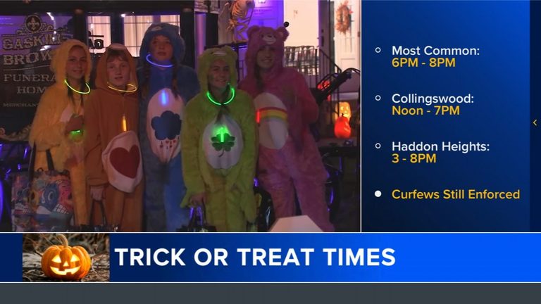South Jersey Towns Shift Halloween Trick Or Treat Hours To Accommodate Saturday