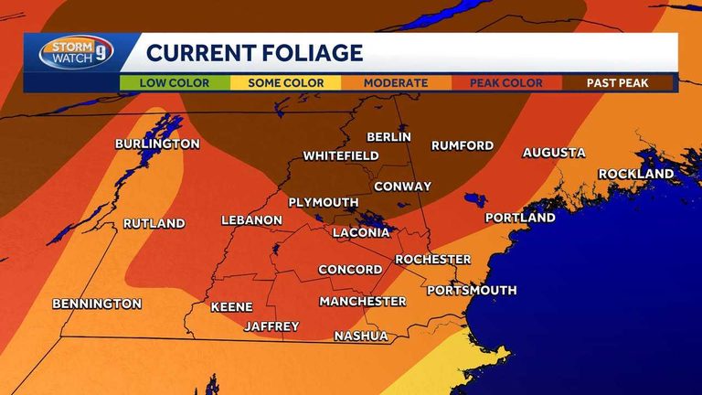 Southern New Hampshire Foliage Peaks With Ideal Viewing Weather
