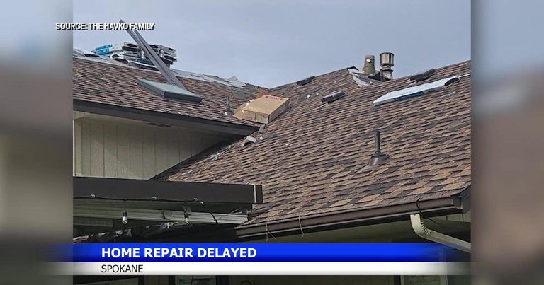 Spokane Family S Roof Repairs Delayed After Crew Members Detained By Ice