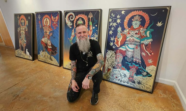 St Petersburg Artist Chris Parks Opens Shapeshifter Solo Show At Morean Arts Cen