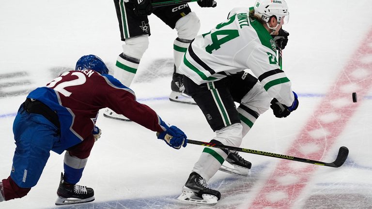 Stars Win Shootout Over Avalanche As Hintz Scores Decisive Goal