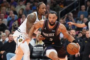 Suns Forward Dillon Brooks Ejected After Kicking Nuggets Guard Jamal Murray In G