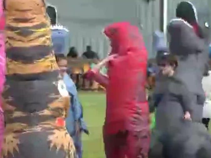 T Rex Themed Race Raises Awareness For Fortify Alabama In Huntsville