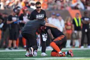 Tee Higgins Sustains Adductor Injury During Bengals Loss To Jaguars