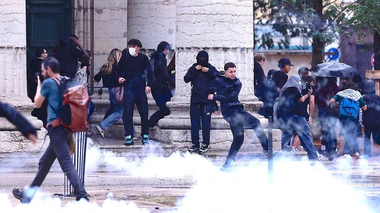 Teen Loses Hand After Police Grenade Explodes During French Student Protests