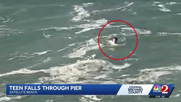 Teen Survives Pier Collapse At Sebastian Inlet During King Tide