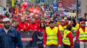 Thousands Protest Belgium S Austerity Budget Measures In Brussels