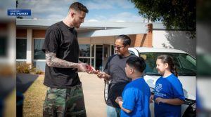 Thunder Center Isaiah Hartenstein Gifts New Car To Single Dad At Boys Girls Club