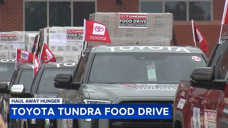 Toyota Tundra Food Drive Delivers 345 000 Pounds Of Food To Philabundance In Phi