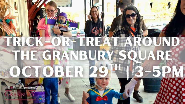 Trick Or Treat Around The Granbury Square Halloween Fun For Families