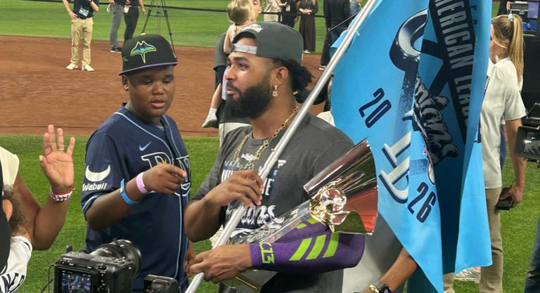 Tropicana Field Opens For Community World Series Watch Parties