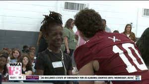 Troy Football Team Partners With Lids And Shoes That Fit To Donate Shoes And Hat
