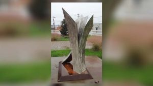 Troy Installs Summer Wind Sculpture At Roundabout As Safety Feature