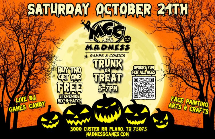 Trunk Or Treat Madness Games And Comics Plano