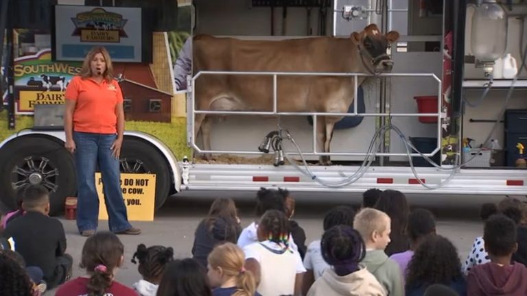 Tulsa Public Schools Host Farm To Market Day At Webster High To Teach Kids About