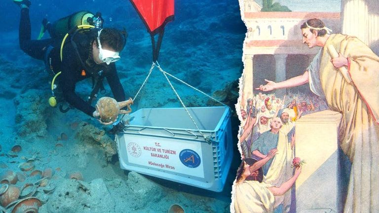 Turkish Divers Recover 2 100 Year Old Roman Luxury Pottery Linked To Cicero