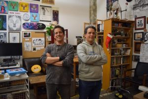 Twin Artists Alan And Norm Quir S Showcase Their Work At 1890 Bryant Open Studio