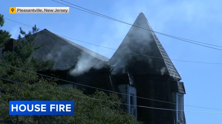 Two Alarm Fire Erupts In Pleasantville Home No Injuries Reported