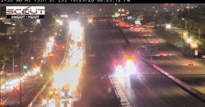 Two Car Collision On I 35 Near 75Th Street Injures Two Closes Lanes In Overland
