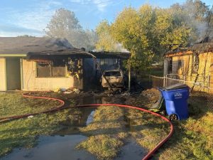 Two Collinsville Homes Damaged After Car Explosion Sparks Fire On Hackney Street