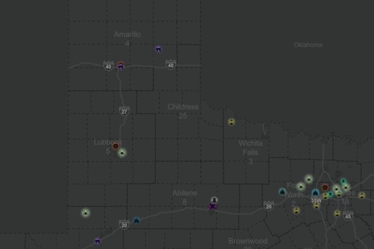 Txdot Adds Haunted Sites Layer To Map Highlights Lubbock Cemetery