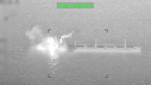 U S Forces Disable Cargo Ship Attempting To Breach Iran Blockade In Gulf Of Oman