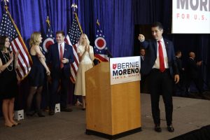 U S Sen Bernie Moreno Backs Cuyahoga County Councilman Mike Gallagher In October
