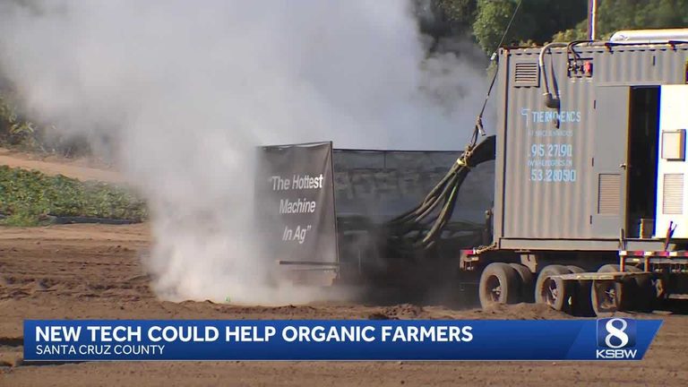 Uc Santa Cruz Pilots Hot Steam System To Help Organic Farms Cut Pesticide Use