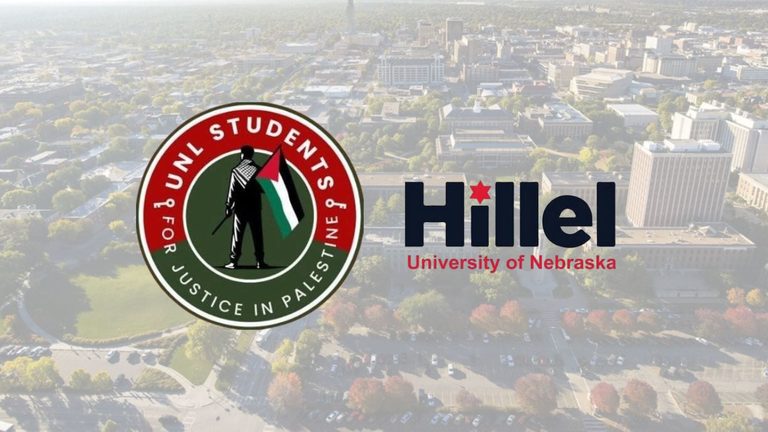 Unl Campus Hosts Palestinian Flag Memorial While Jewish Groups Hold Private Reme