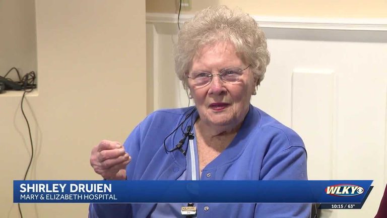 Uofl Health Honors Shirley Druien S 74 Years Of Service At Mary Elizabeth Hospit