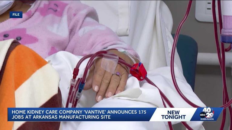 Vantive Adds 175 Technical Jobs To Arkansas Home Dialysis Plant