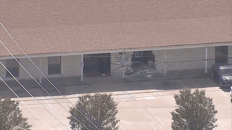 Vehicle Crashes Through Princeton Post Office Wall No Injuries Reported