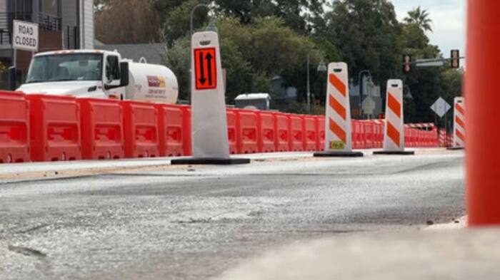 Via Green Line Construction Continues On San Pedro Avenue Aiming For April 2028