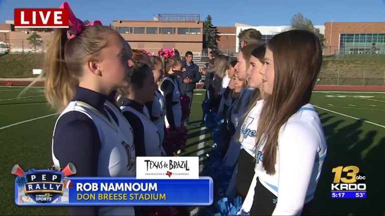 Vista Ridge And Palmer Ridge Cheer Squads Face Off At Friday Pep Rally