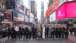 Volunteer Firefighter From Mason County Honored In Times Square Ceremony