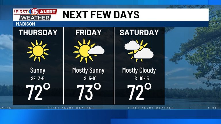 Warm October Weather Persists In Madison With Temperatures Near 70 F