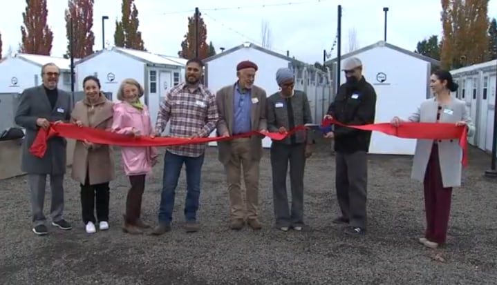 Washington County Opens Permanent 60 Pod Homeless Shelter Village In Aloha