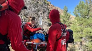 Washoe County Search Rescue Assists Injured Hiker On Hunter Creek Trail