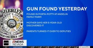 Washoe County Sheriff S Office Urges Gun Safety After Child Finds Loaded Firearm