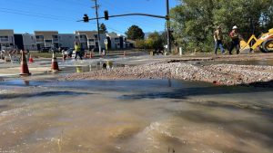 Water Main Break Forces Road Closure On Murray Avenue In Colorado Springs