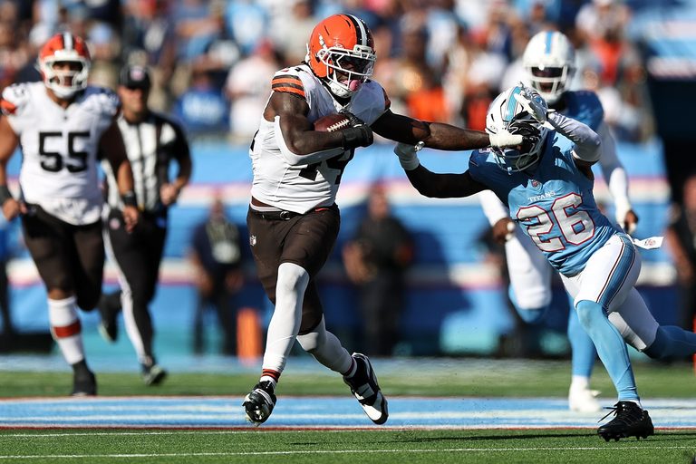 Week 7 Afc Standouts Tony Pollard Caleb Douglas And Harold Fannin Jr Shine